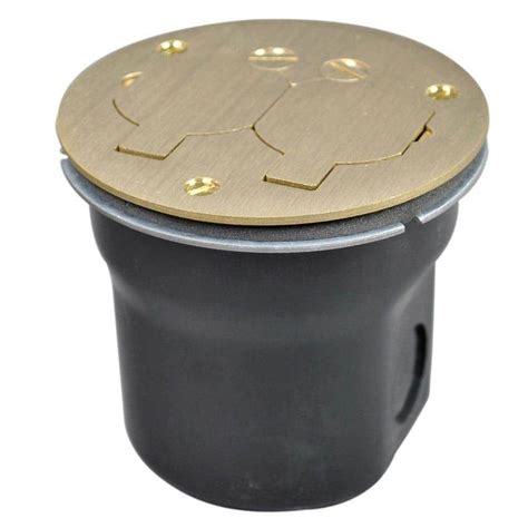 brass ring for electrical floor box|legrand floor box plugs.